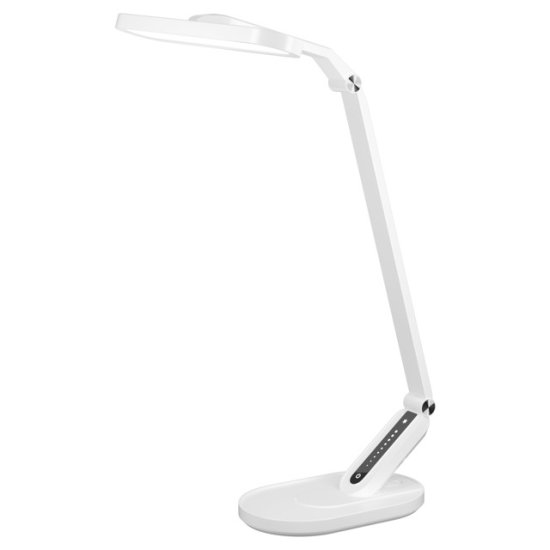 Лампа настольная светодиодная ФОТОН 10Вт LED USB зарядка диммер белая
