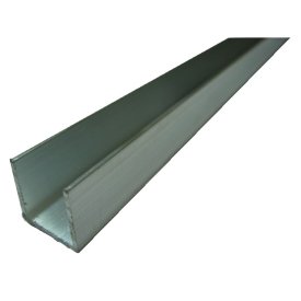Профиль алюминиевый П-образный 20x20x20x1,5x1000мм без покрытия