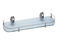 Полка стекло овальное LEDEME Double L1507