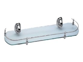 Полка стекло овальное LEDEME Double L1507