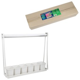 Светильник светодиодный UNIEL и кашпо 6 для растений 10Вт SPSB IP65 белый