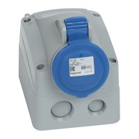 Розетка силовая LEGRAND 90167 с/з IP44 16А