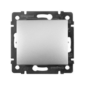 Выключатель 1-клавишный LEGRAND Valena IP20 алюминий