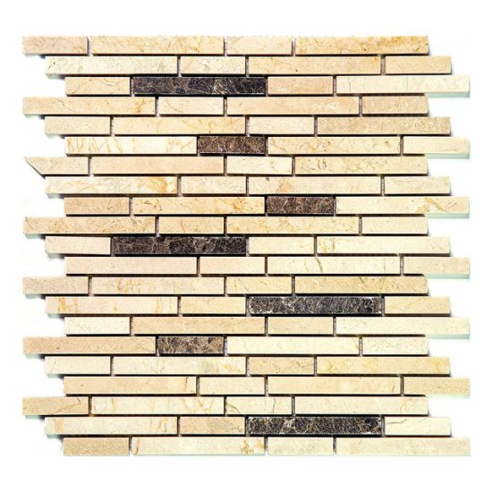 Мозаика Natural KB-P30 30,5х30,5х1 см бежево-коричневая