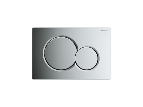 Клавиша смывная GEBERIT Sigma01 хром