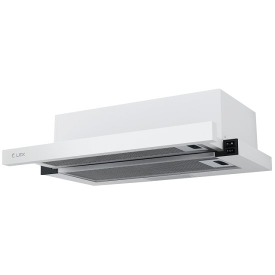 Вытяжка встраиваемая LEX HUBBLE G 600 WHITE 60см 650куб бел.