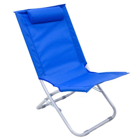 Стул складной 64х54х61см синий сталь