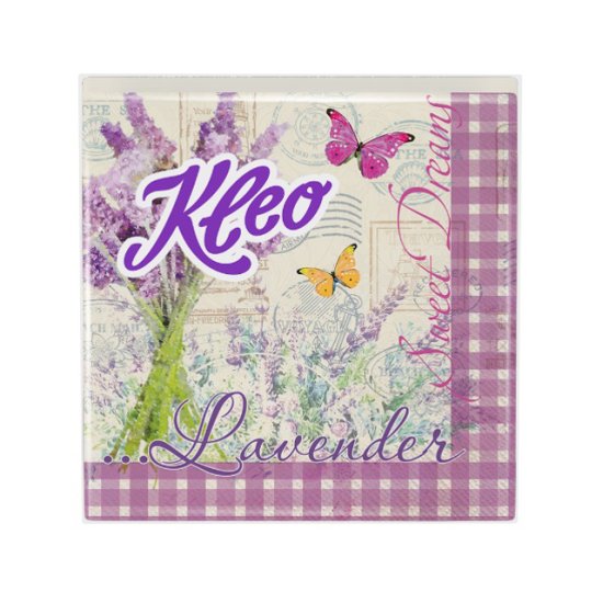 Салфетки KLEO Лаванда 3-слойные 33х33см 20шт