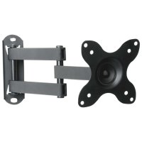 Кронштейн MONSTERMOUNT МВ-4224 VESA 75-100 до 30кг накл/повор/черн.для телевизора