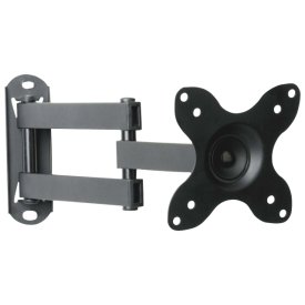 Кронштейн MONSTERMOUNT МВ-4224 VESA 75-100 до 30кг накл/повор/черн.для телевизора