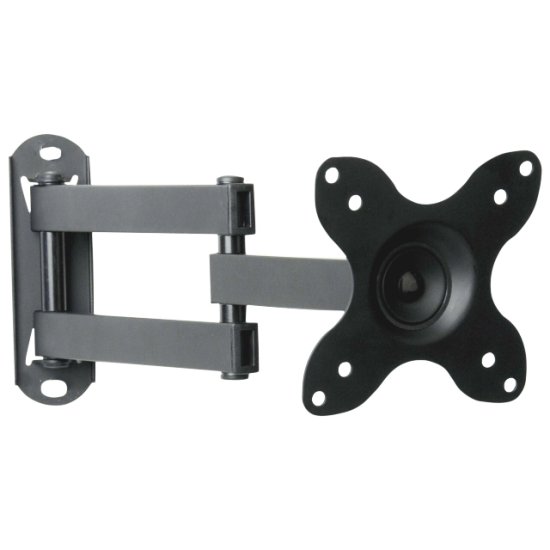 Кронштейн MONSTERMOUNT МВ-4224 VESA 75-100 до 30кг накл/повор/черн.для телевизора