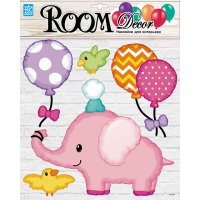 Наклейка ROOMDECOR Слоненок 30х30,5см, арт.PLA 3004