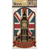 Наклейка ROOMDECOR London 24х41см, арт. PLA 1809