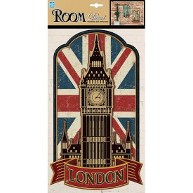 Наклейка ROOMDECOR London 24х41см, арт. PLA 1809