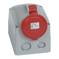Розетка силовая LEGRAND 90162 с/з IP44 32А