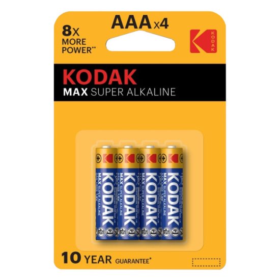 Батарейка KODAK LR03 AAA блистер 4шт