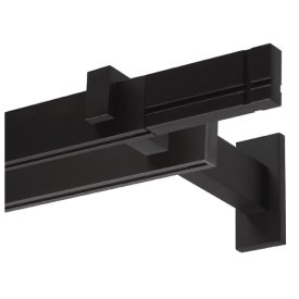Карниз 2-рядный ARTTEX Хай-Тек Лайн 200см черный, арт.148.470