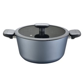Кастрюля ATMOSPHERE Breeze 2,6л 20см антипр.покр. кован.алюм. стеклянная крышка индукция
