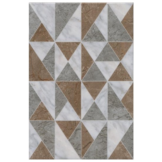 Декор настенный 20х30 Каприччо серый