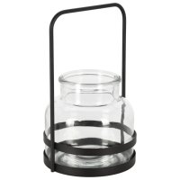 Подсвечник KOOPMAN 13,5х12,5х22,5см стекло, металл