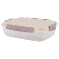 Контейнер для продуктов SUGAR&SPICE 1,8л 24х17,5х7см прямоугольный пластик бежевый