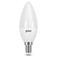 Лампа Gauss 9,5Вт E14 890Лм LED 3000К свеча