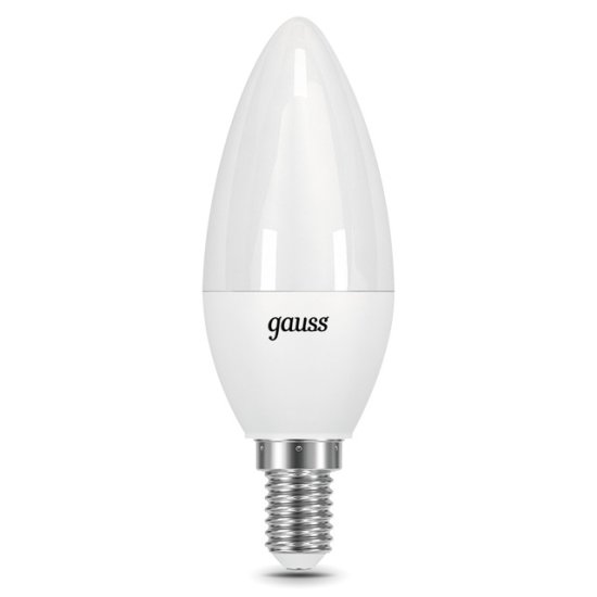 Лампа Gauss 9,5Вт E14 890Лм LED 3000К свеча