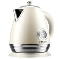Чайник электрический BRAYER BR1070 2200Вт 1,7л металл бежевый