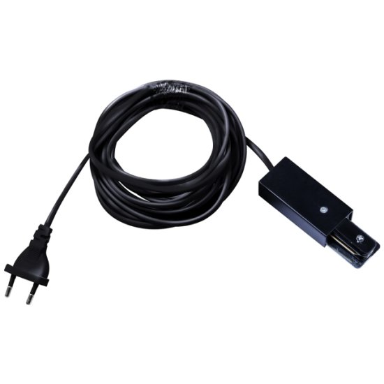 Коннектор для трековой системы Track Accessories N/AхВт N/A пластик, медь, пвх черный