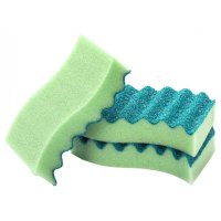 Набор губок SPONTEX Scrub&Flex 3шт 11х7х2см поролон, абразив