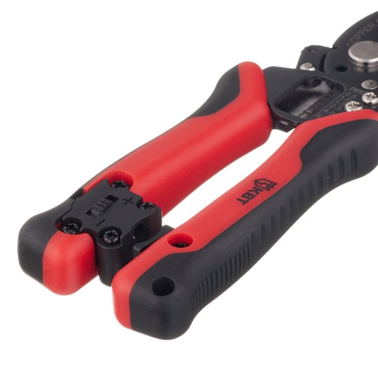 Ножницы кабельные 165 мм КВТ MC-04 для резки и зачистки проводов 0,5-4 кв.мм (60948)