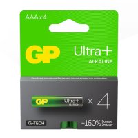 Батарейка GP Ультра Плюс Джи-Тек AAA (LR03) 4 шт