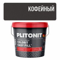 Затирка для швов PLITONIT Colorit EasyFill эпокс. 1-10мм 2кг кофейная
