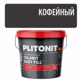 Затирка для швов PLITONIT Colorit EasyFill эпокс. 1-10мм 2кг кофейная