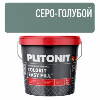 Затирка для швов PLITONIT Colorit EasyFill эпокс. 1-10мм 2кг серо-голубая