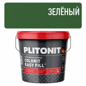 Затирка для швов PLITONIT Colorit EasyFill эпокс. 1-10мм 2кг зелёная