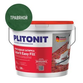 Затирка для швов PLITONIT Colorit EasyFill эпокс. 1-10мм 2кг травяная