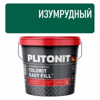 Затирка для швов PLITONIT Colorit EasyFill эпокс. 1-10мм 2кг изумрудная