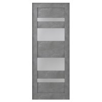 Полотно дверное со стеклом Belwooddoors Мирелла 800х2000мм серая