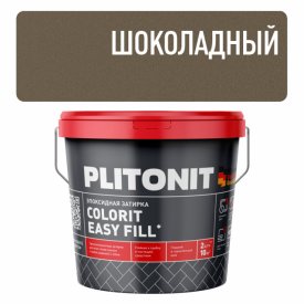 Затирка для швов PLITONIT Colorit EasyFill эпокс. 1-10мм 2кг шоколад