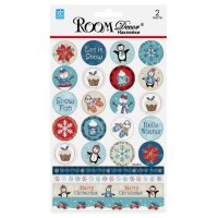 Наклейка ROOMDECOR Набор для оформления  14,5х25см, арт.TRX5901