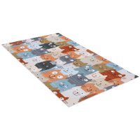 Дорожка грязезащитная вырезная Print Котики 1,2м антискользящая