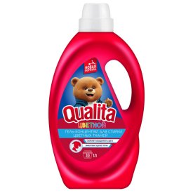 Гель для стирки QUALITA Цветной 1л концентрат
