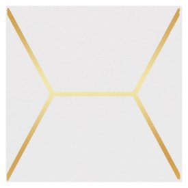 Декор настенный 15х15 Витраж белый