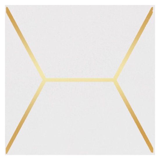 Декор настенный 15х15 Витраж белый