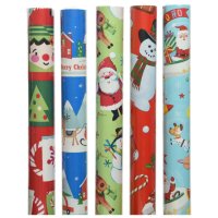 Бумага упаковочная Новогодняя тема-4 70х200см в асс-те