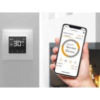Терморегулятор электронный ТЕПЛОЛЮКС EcoSmart 25 Wi-Fi белый IP31