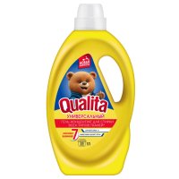 Гель для стирки QUALITA Универсальный 1л концентрат