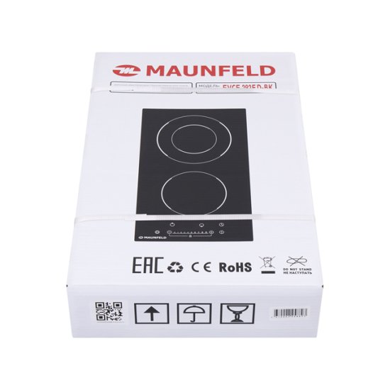 Поверхность электрическая MAUNFELD EVCE.292F.D-BK 2 конфорки черный