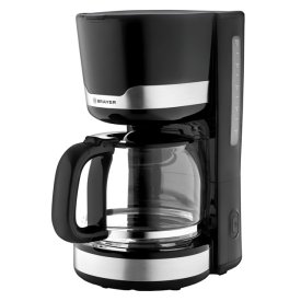 Кофеварка капельная BRAYER BR1120 1000Вт 1,5л черный/серебристый